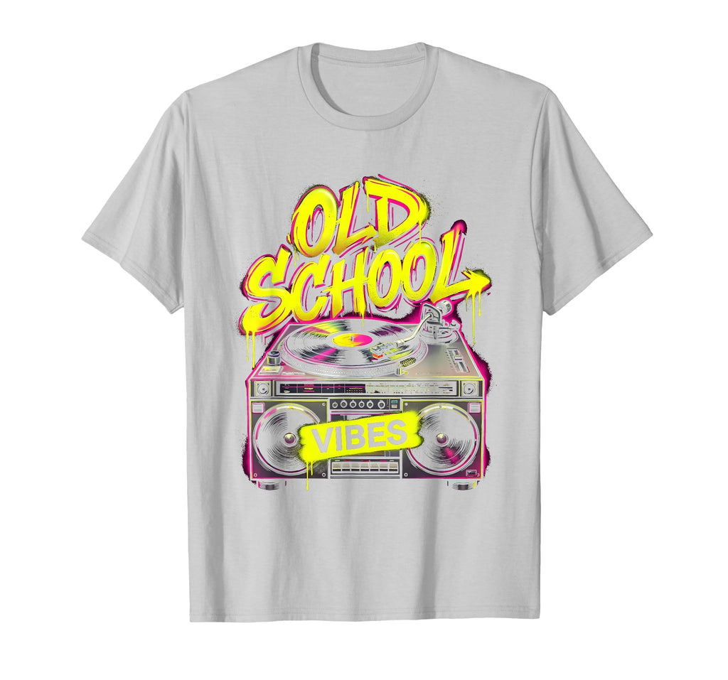 Old School Vibes Hip Hop T-Shirt - Novelty Apparel Men Women - T-Shirt, Sweatshirt, Hoodie