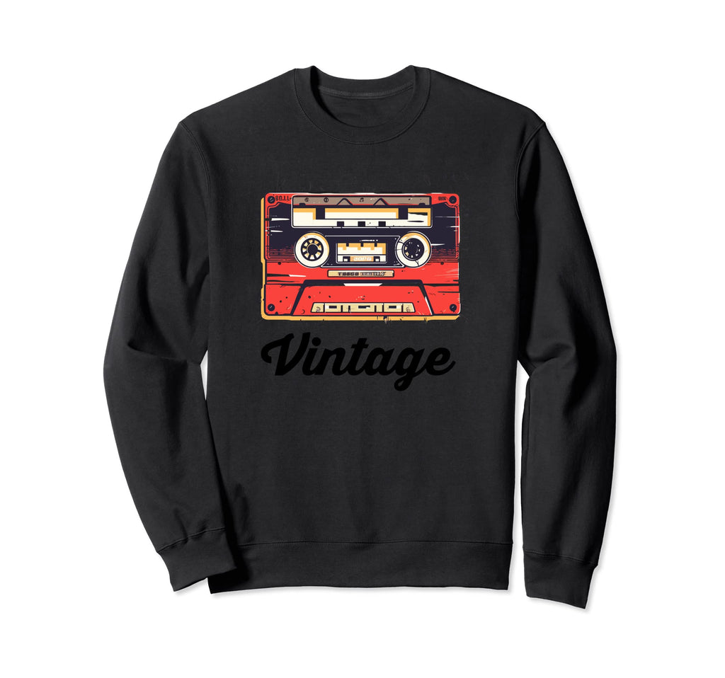 Cassette Tape Mens Womens Sweatshirt - Graphic Print Men Women - T-Shirt, Sweatshirt, Hoodie