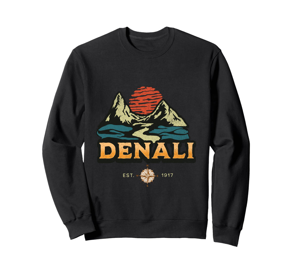 Denali Alaska National Park Sweatshirt - Streetwear Style for Adults - T-Shirt, Sweatshirt, Hoodie