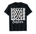 Soccer Sister Soccer Sis Coquette T-Shirt - Aesthetic Graphic for Adults - T-Shirt, Sweatshirt, Hoodie