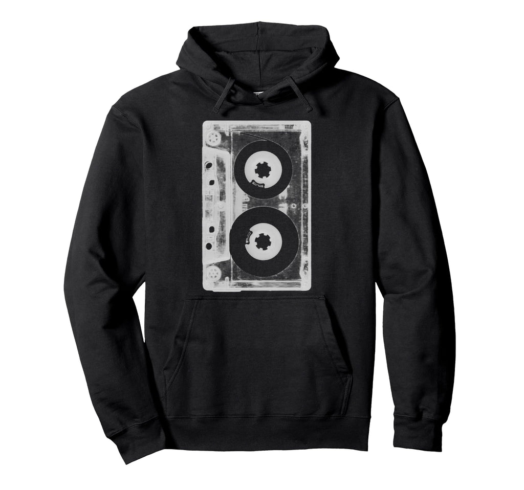 Art Tape Oldschool Music Cassette Hoodie - Graphic Print Men Women - T-Shirt, Sweatshirt, Hoodie