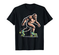 Roller Skating Bigfoot Funny T-Shirt - Graphic Print Men Women - T-Shirt, Sweatshirt, Hoodie
