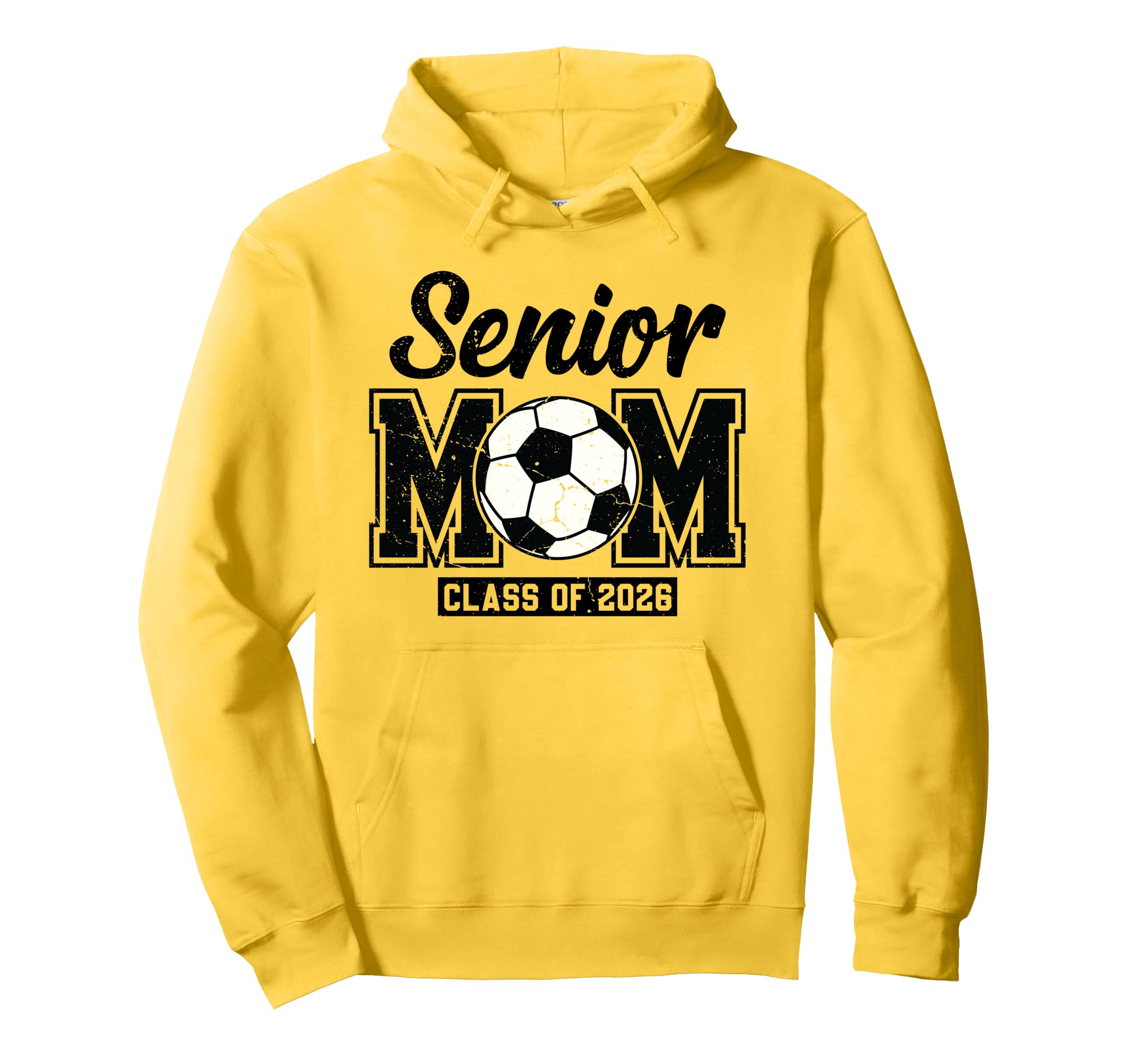 Senior Mom Class 2026 Proud Soccer Hoodie - Aesthetic Graphic Men Women - T-Shirt, Sweatshirt, Hoodie