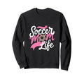 Soccer Mom Life Leopard Mama Sweatshirt - Streetwear Style Unisex - T-Shirt, Sweatshirt, Hoodie