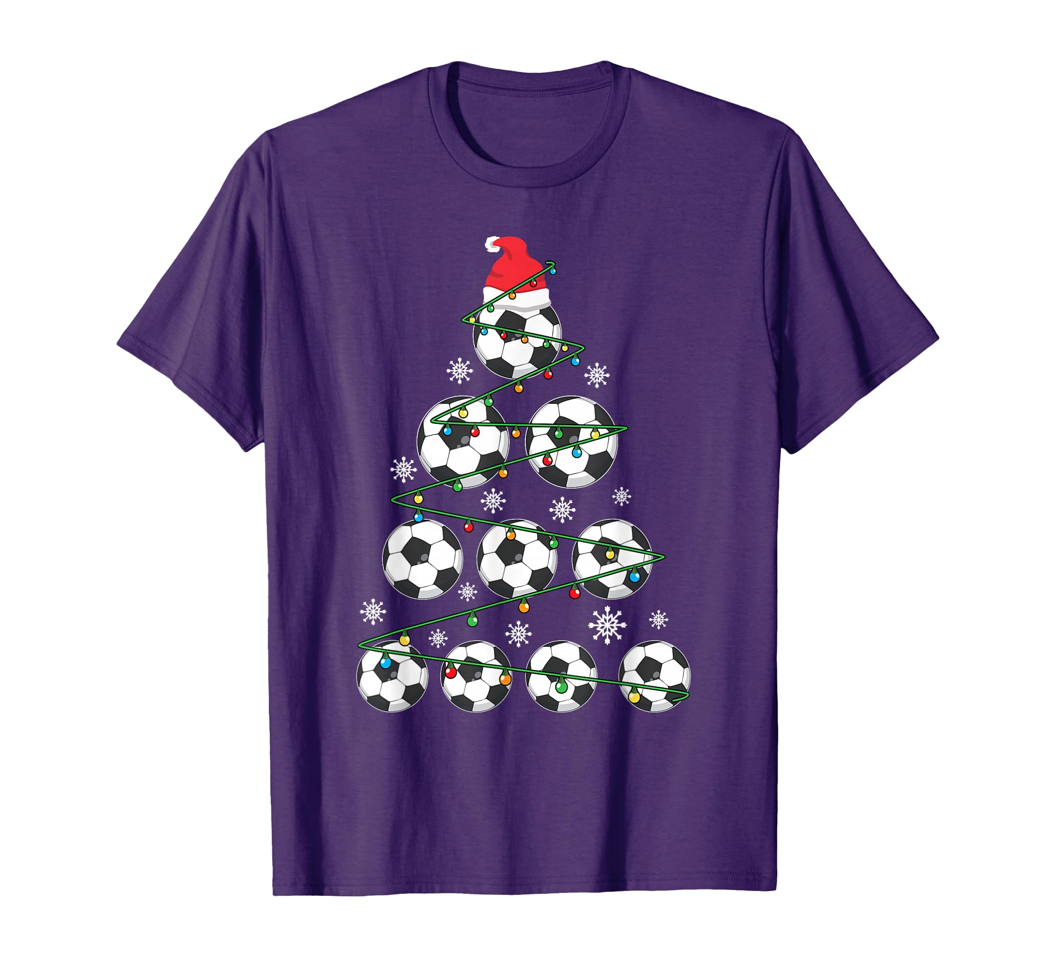 Soccer Tree Holiday Gift Sport Lover T-Shirt - Novelty Apparel for Adults - T-Shirt, Sweatshirt, Hoodie
