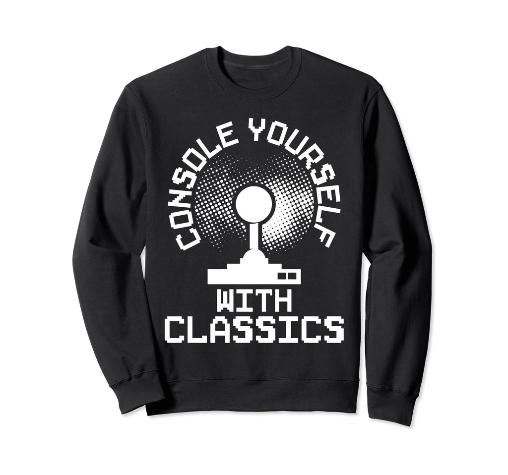 80S Arcade Nostalgia Pixel Art Sweatshirt - Aesthetic Graphic for Adults - T-Shirt, Sweatshirt, Hoodie