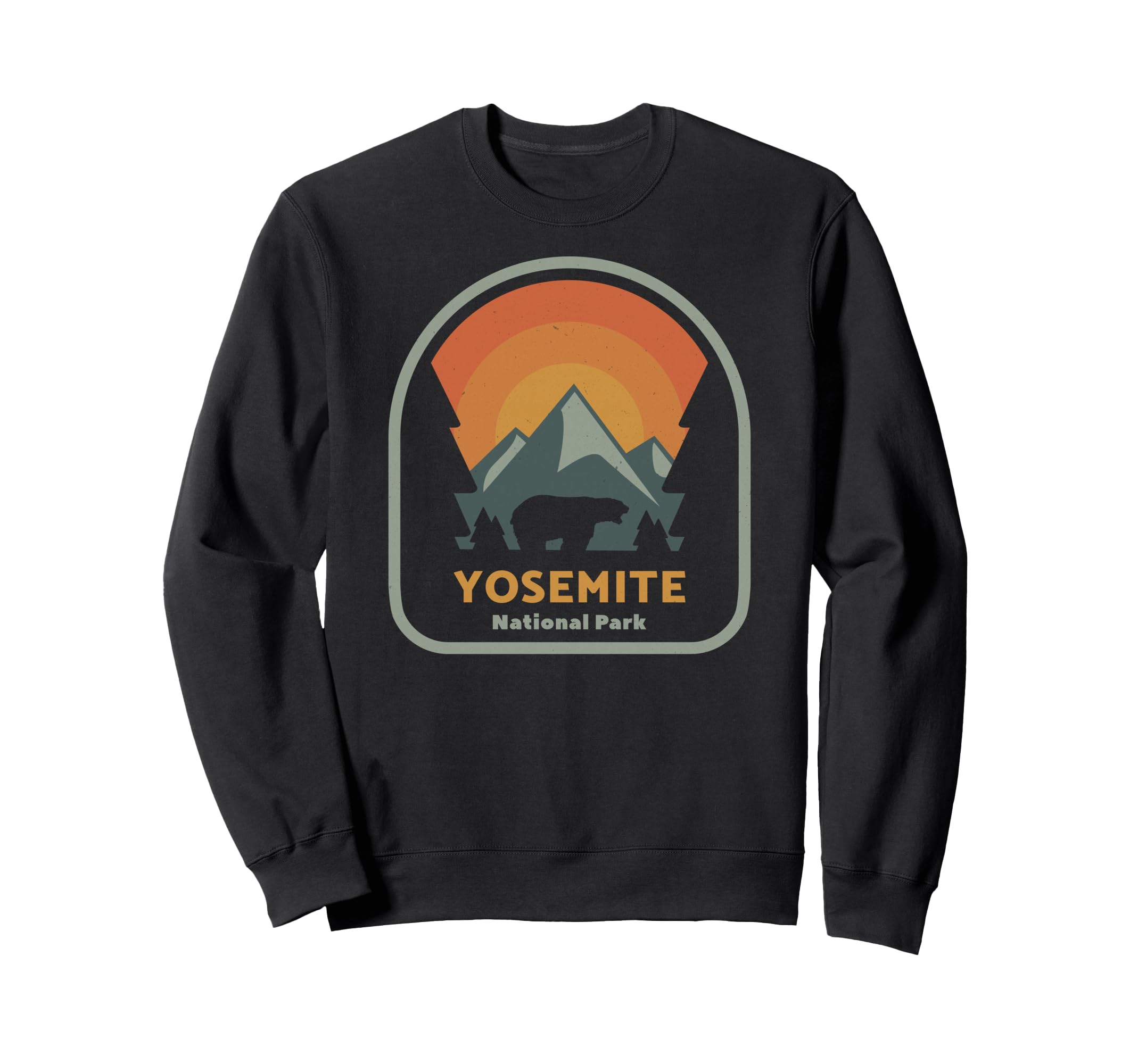 Yosemite National Park Sunset Sweatshirt - Trendy Graphic for Adults - T-Shirt, Sweatshirt, Hoodie