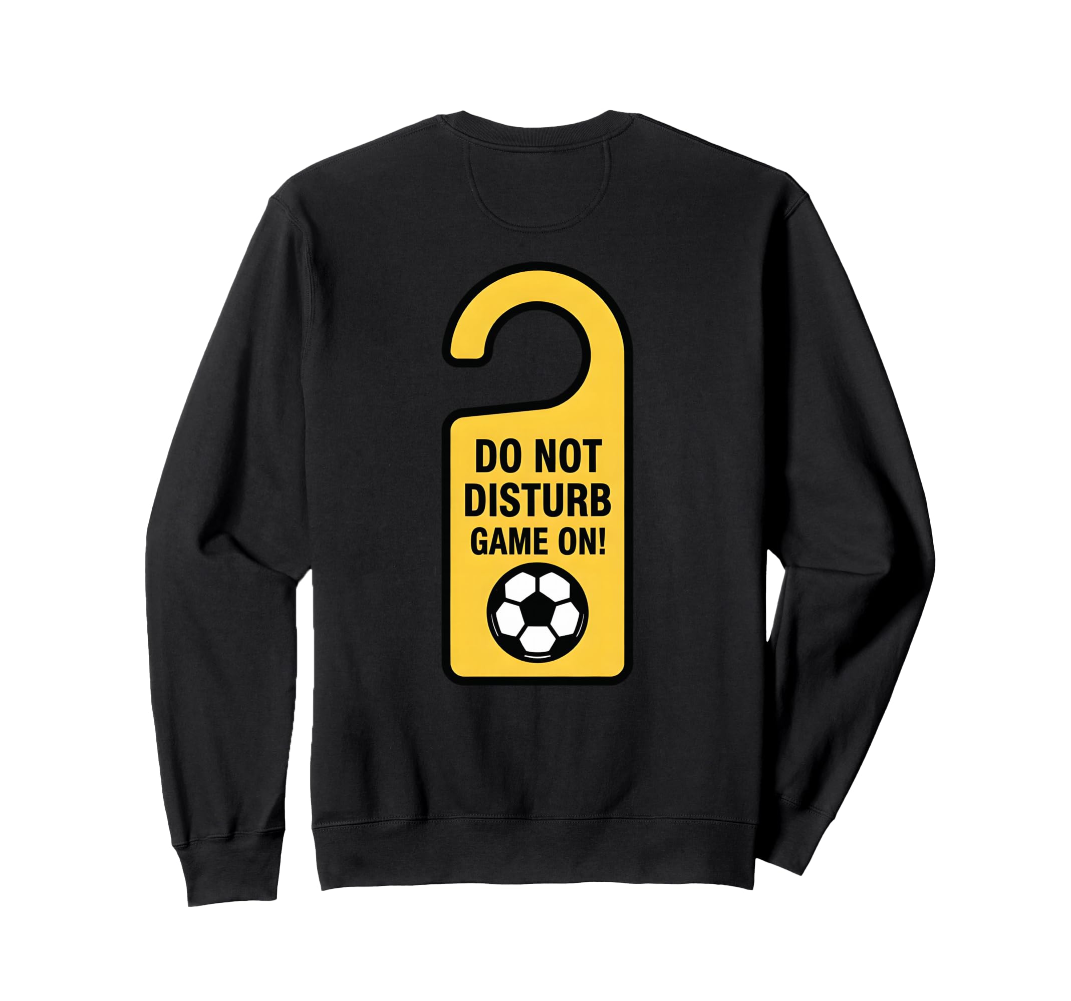 Back Soccer Game Fan Watching Sweatshirt - Fun Novelty Design for Adults - T-Shirt, Sweatshirt, Hoodie