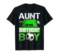 Aunt Birthday Soccer Sport Matching Family T-Shirt - Graphic Print Unisex - T-Shirt, Sweatshirt, Hoodie