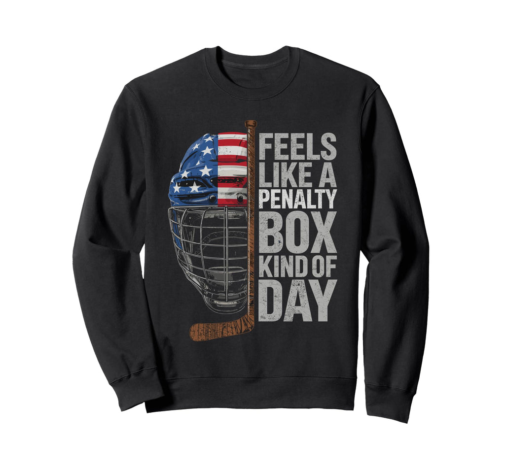Feels Like Penalty Box Kind Day Sweatshirt - Fun Novelty Design Men Women - T-Shirt, Sweatshirt, Hoodie