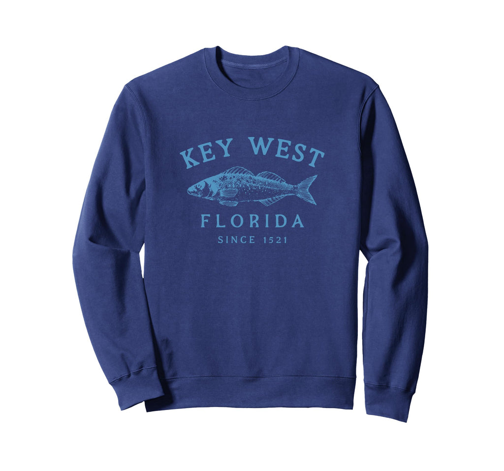 Key West Florida Fishing Sweatshirt - Trendy Graphic Unisex - T-Shirt, Sweatshirt, Hoodie