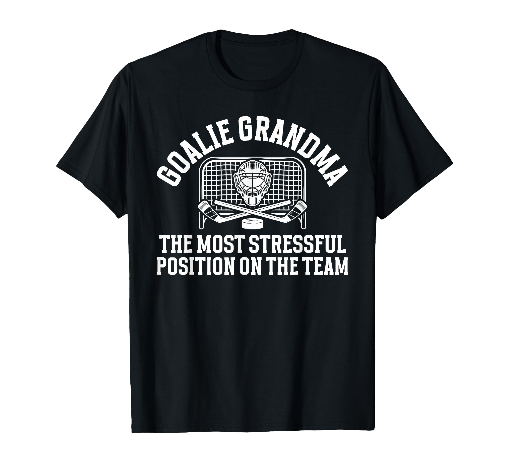 Funny Hockey Goalie Grandma Hockey T-Shirt - Unique Graphic Men Women - T-Shirt, Sweatshirt, Hoodie