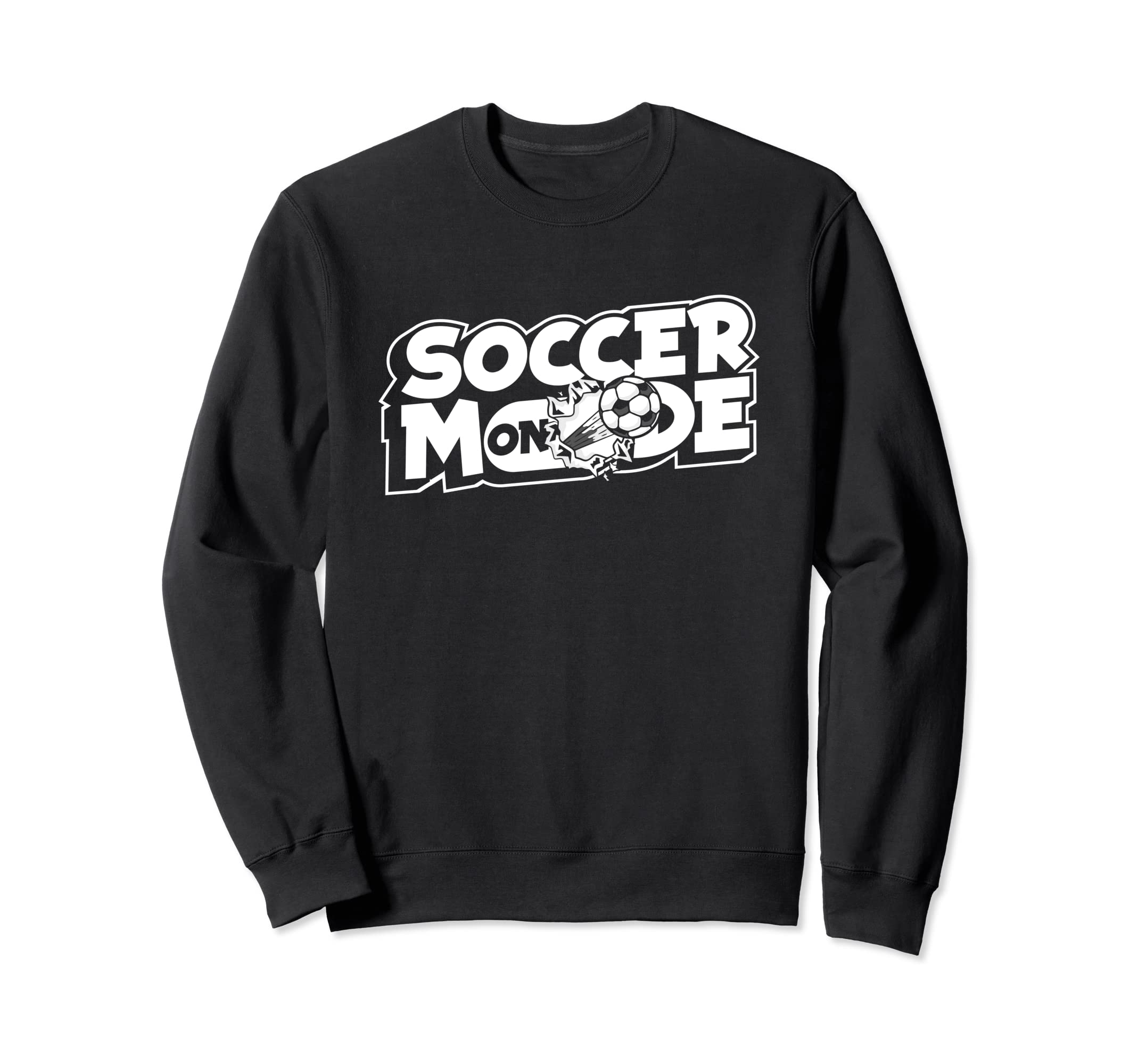 Soccer Mode Futbol Fu Ball Goal Sweatshirt - Minimalist Print Men Women - T-Shirt, Sweatshirt, Hoodie