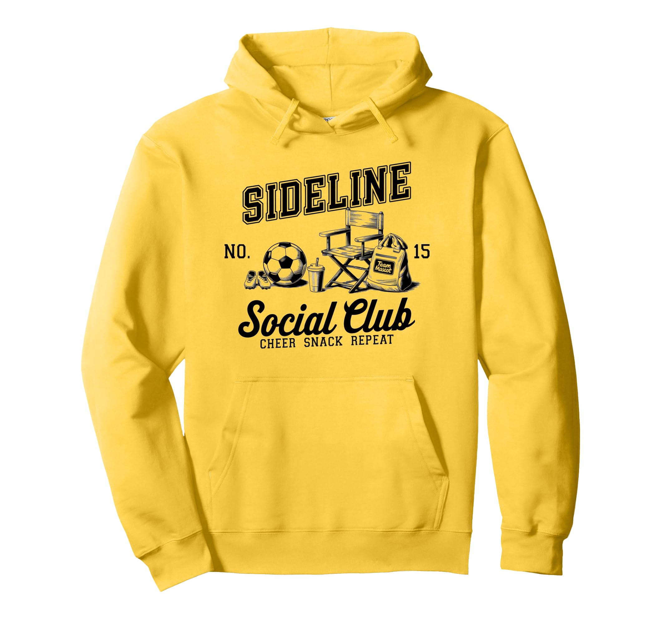 Sideline Social Club Soccer Mom Hoodie - Casual Everyday Wear Men Women - T-Shirt, Sweatshirt, Hoodie
