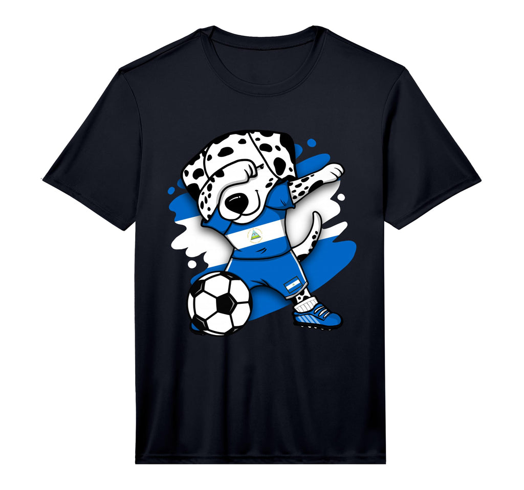 Dabbing Dalmatian Dog Nicaragua T-Shirt - Custom Art Print for Adults - T-Shirt, Sweatshirt, Hoodie