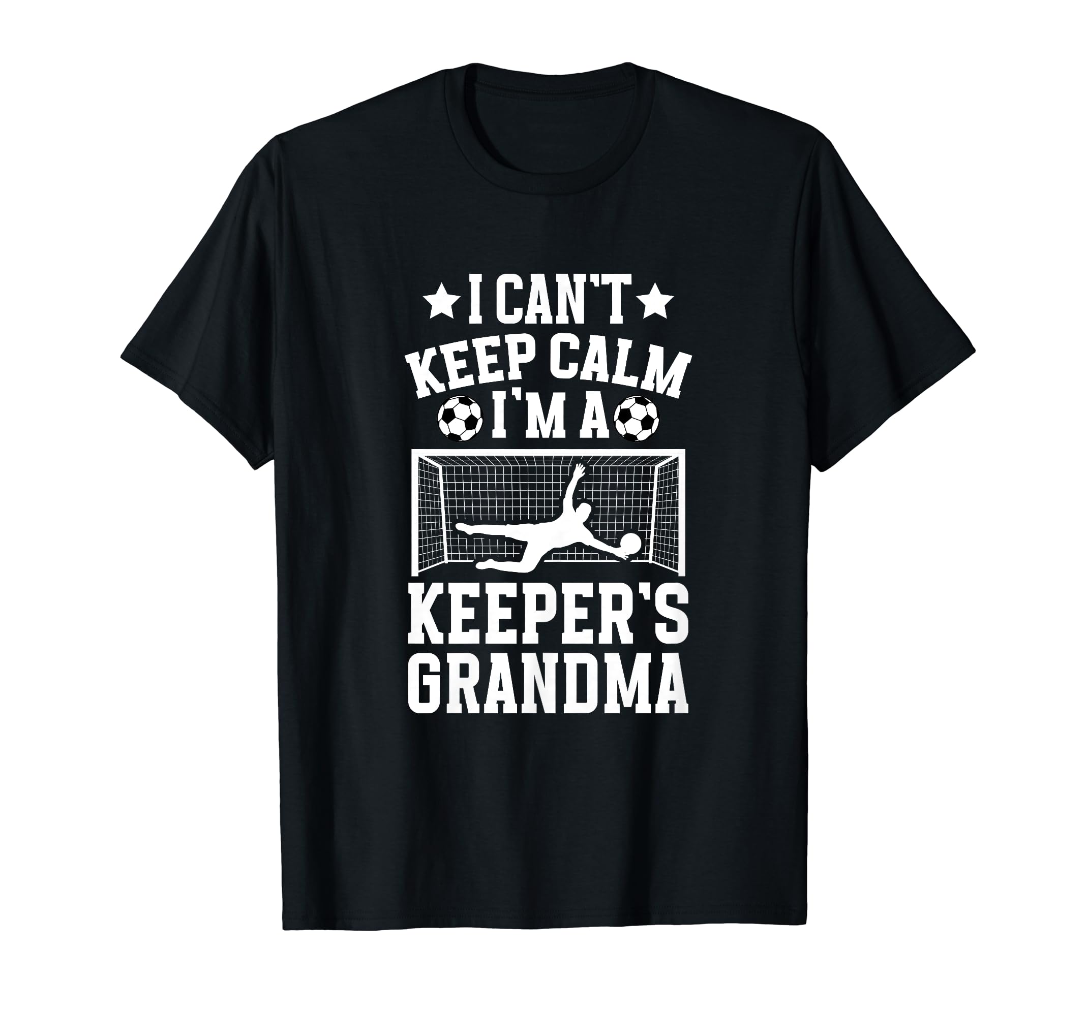 Im Soccer Keeper Grandma Soccer T-Shirt - Minimalist Print for Adults - T-Shirt, Sweatshirt, Hoodie