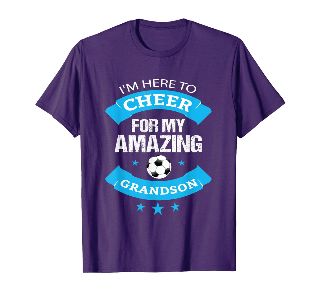 Grandma Or Grandpa Proud Soccer T-Shirt - Graphic Print Unisex - T-Shirt, Sweatshirt, Hoodie