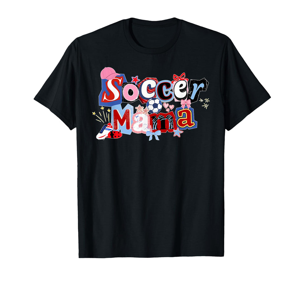 Coquette Y2K Soccer Mama 4Th July Sport T-Shirt - Custom Art Print Unisex - T-Shirt, Sweatshirt, Hoodie