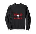 Fear Keeper Funny Sayings Soccer Sweatshirt - Minimalist Print Men Women - T-Shirt, Sweatshirt, Hoodie