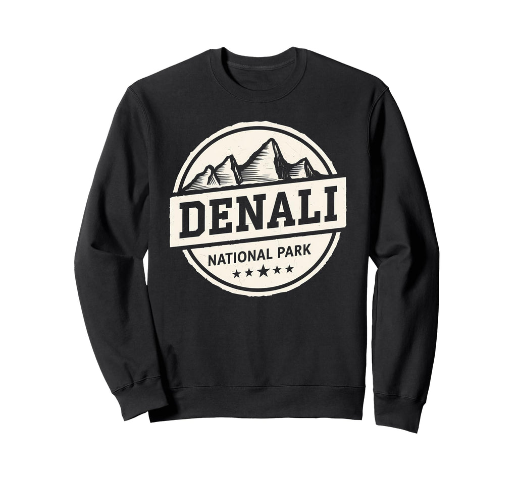 Denali Est 1917 Alaska National Park Sweatshirt - Streetwear Style Unisex - T-Shirt, Sweatshirt, Hoodie