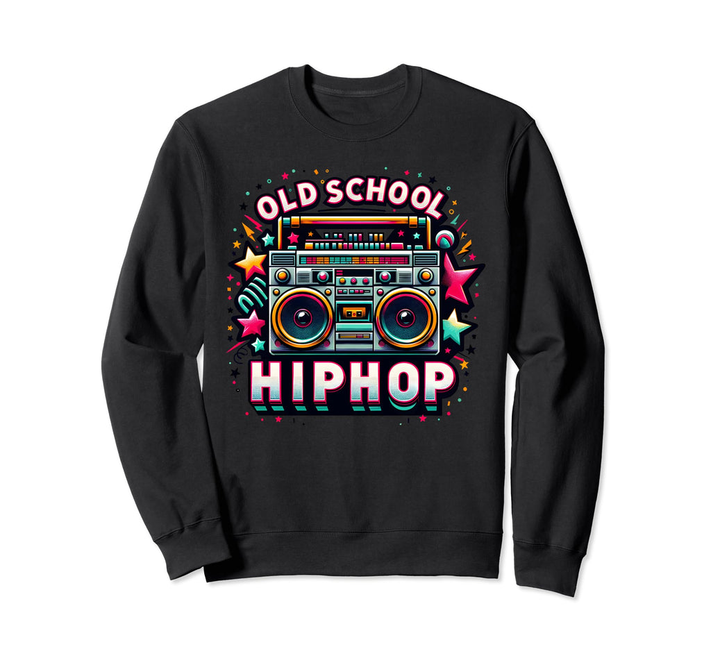 Old School Hip Hop Costume Chain Sweatshirt - Unique Graphic Men Women - T-Shirt, Sweatshirt, Hoodie