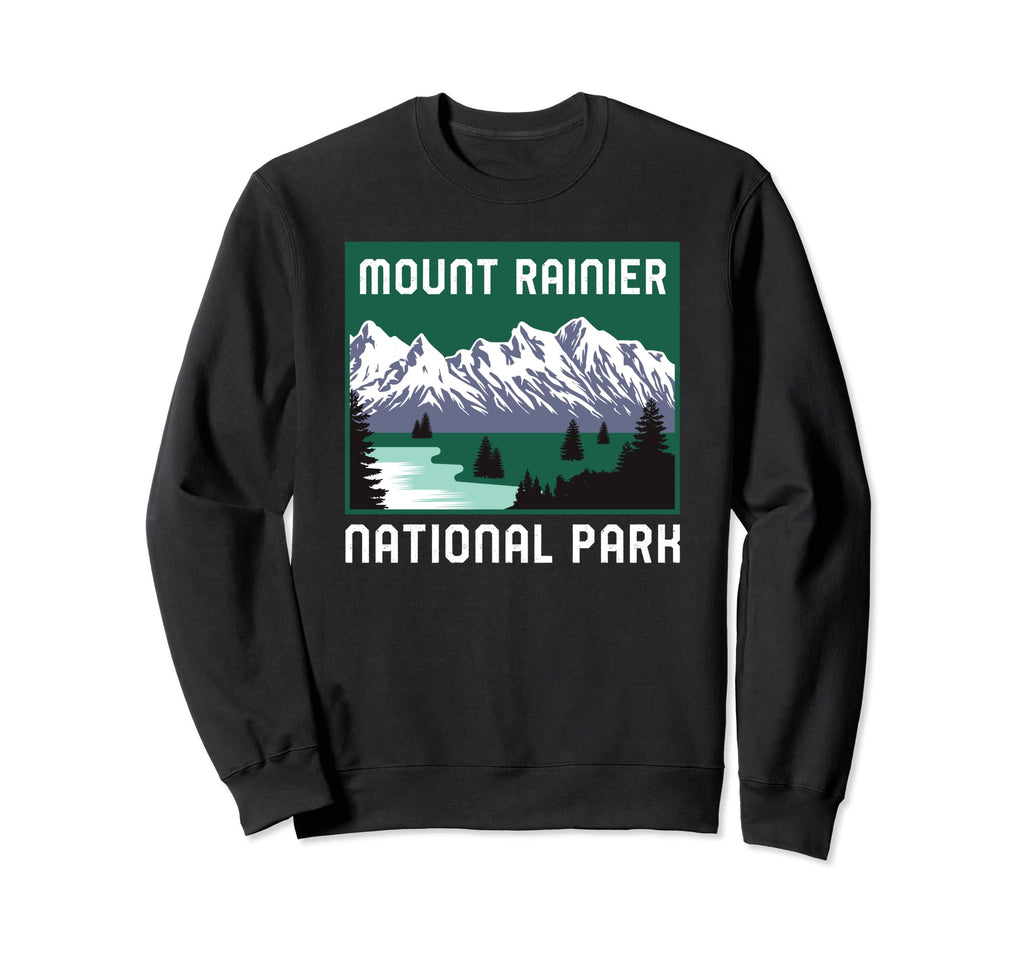 Mount Rainier National Park Sweatshirt - Unique Graphic Men Women - T-Shirt, Sweatshirt, Hoodie