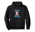 Who Loves Soccer Funny Sport Hoodie - Casual Everyday Wear for Adults - T-Shirt, Sweatshirt, Hoodie