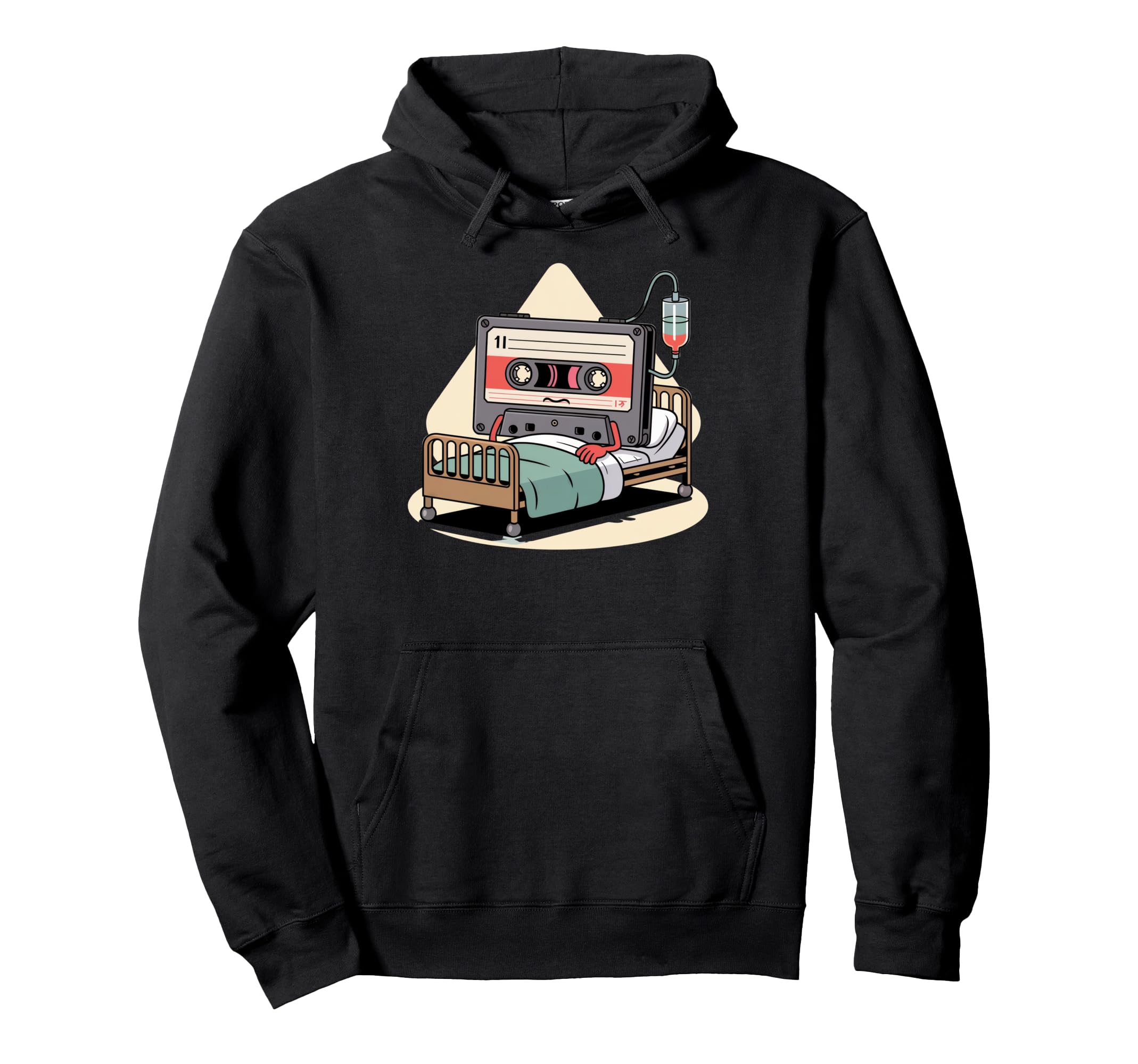 Cassette Tap Player Music Musician Old Hoodie - Novelty Apparel for Adults - T-Shirt, Sweatshirt, Hoodie