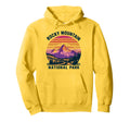 Rocky Mountain National Park Sunset Hoodie - Minimalist Print for Adults - T-Shirt, Sweatshirt, Hoodie