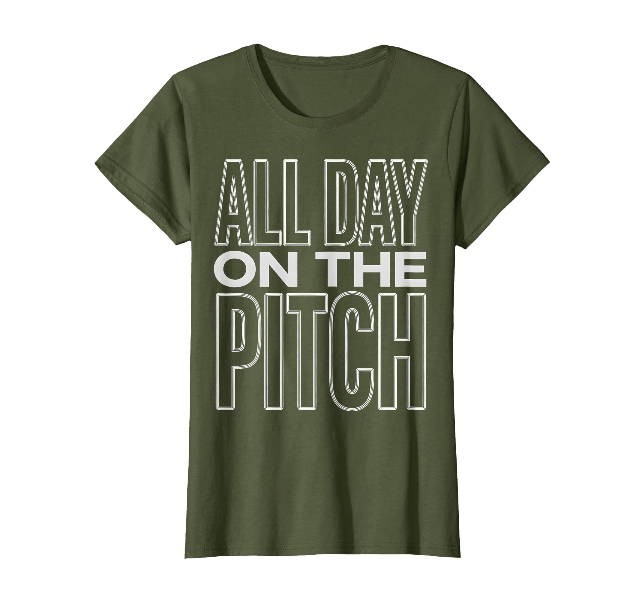 All Day Pitch Soccer Fan T-Shirt - Novelty Apparel for Adults - T-Shirt, Sweatshirt, Hoodie