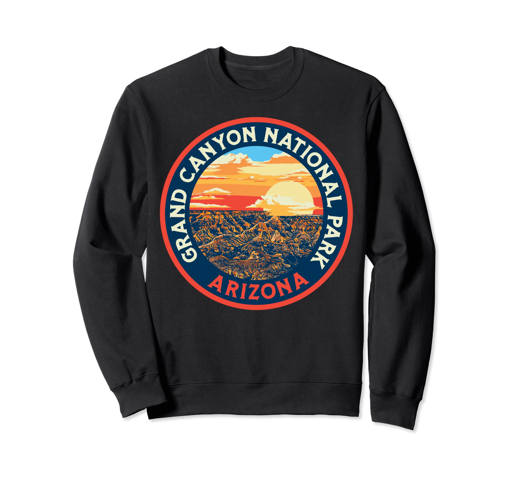 Grand Canyon National Park 80S Sweatshirt - Minimalist Print Unisex - T-Shirt, Sweatshirt, Hoodie