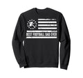 Football Coach Us American Flag Sweatshirt - Minimalist Print Unisex - T-Shirt, Sweatshirt, Hoodie
