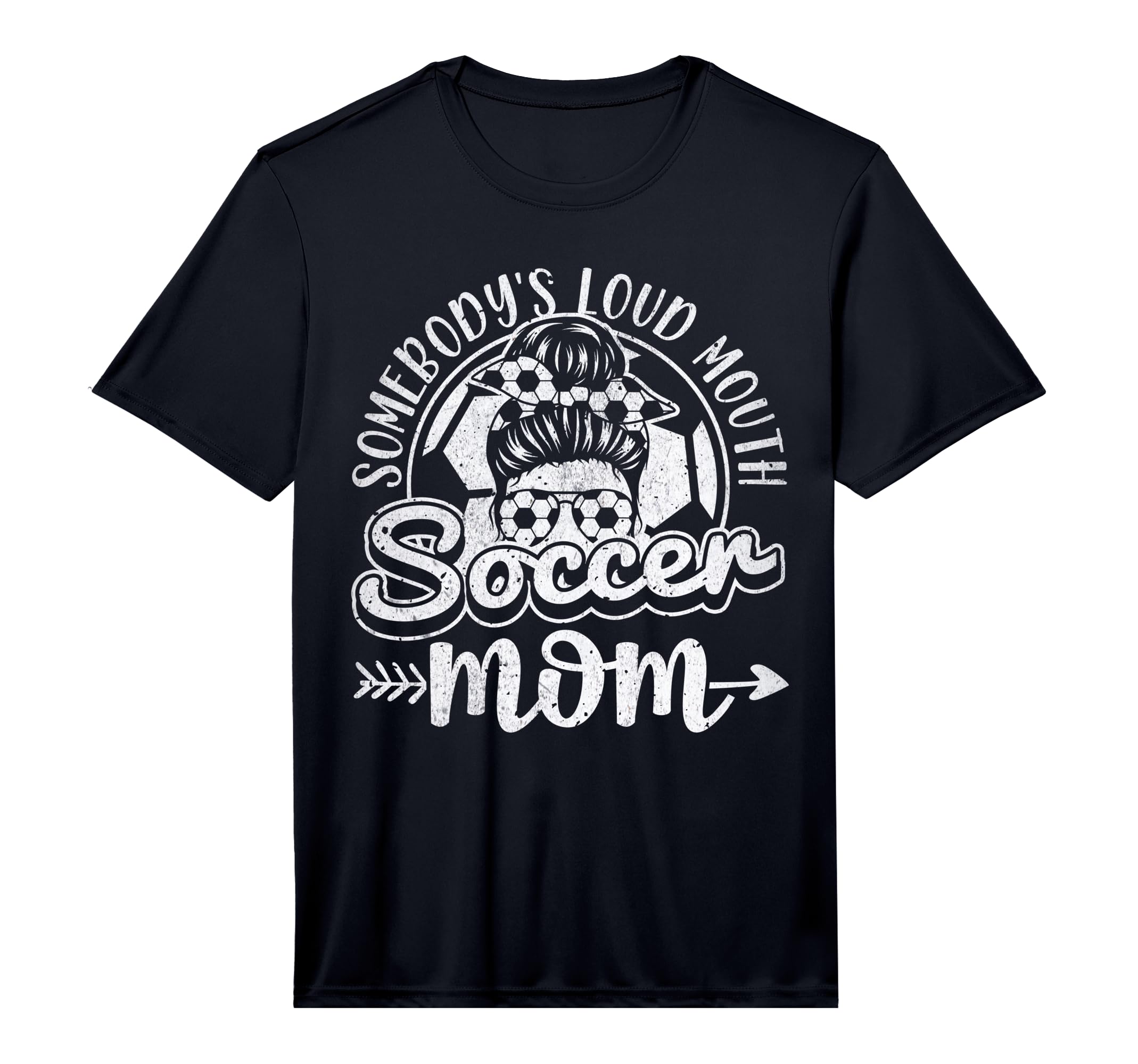 Mens Somebodys Loud Mouth Soccer Mom T-Shirt - Graphic Print Unisex - T-Shirt, Sweatshirt, Hoodie