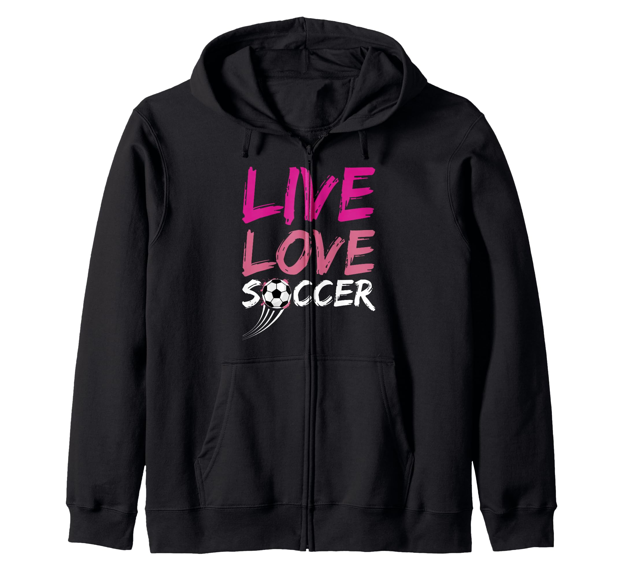 Live Love Soccer Ball Team Sports Play T-Shirt - Unique Graphic Men Women - T-Shirt, Sweatshirt, Hoodie