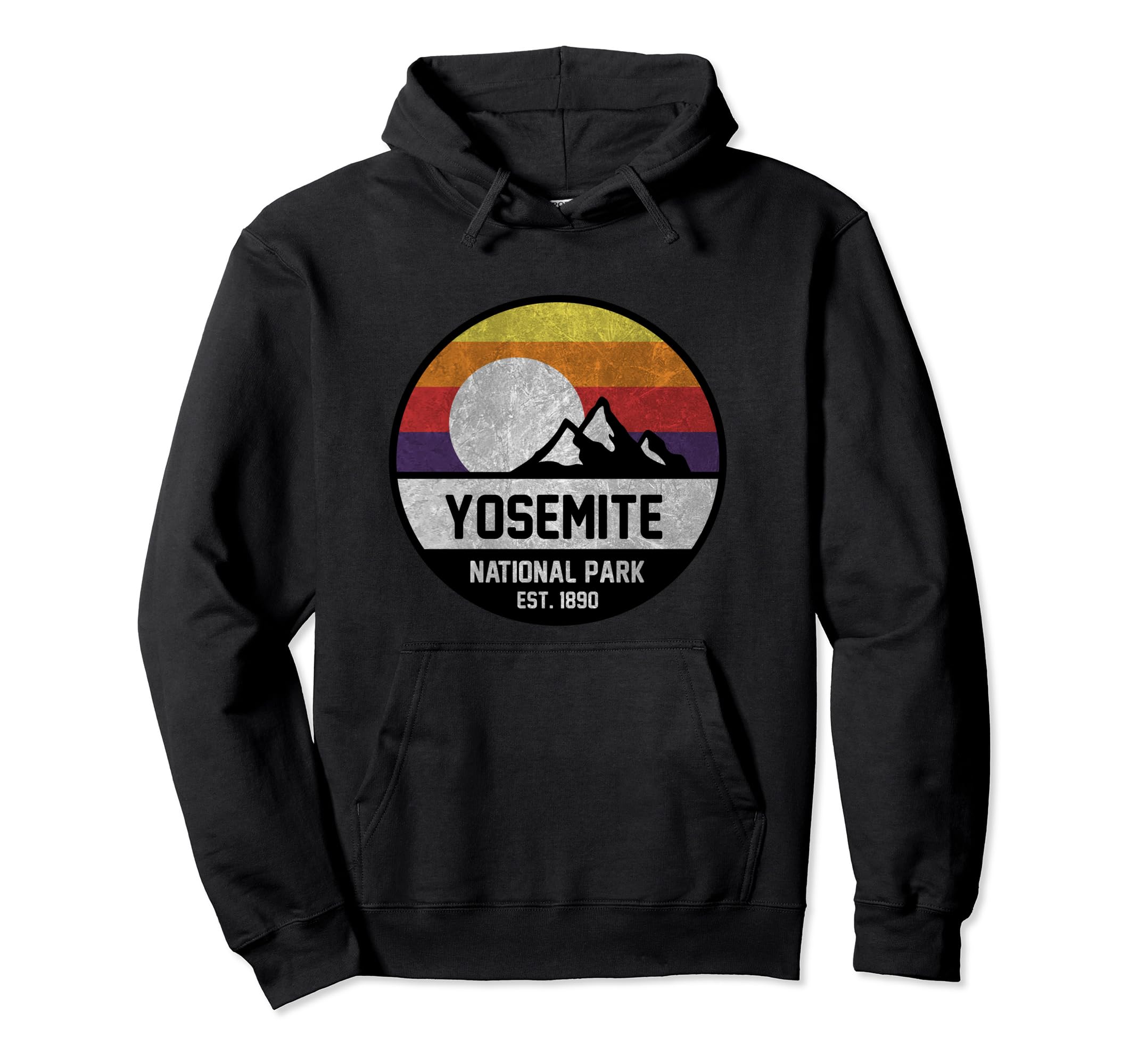 Yosemite National Park Mountain Hoodie - Trendy Graphic Unisex - T-Shirt, Sweatshirt, Hoodie