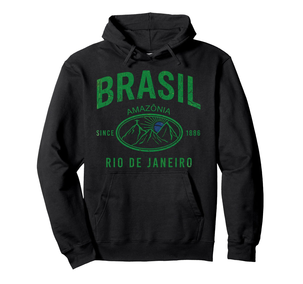 Brazil Gift Flag Brazilian Fan Samba Hoodie - Minimalist Print for Adults - T-Shirt, Sweatshirt, Hoodie