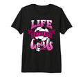 Soccer Daughter Life Is Better Goals Soccer T-Shirt - Graphic Print Unisex - T-Shirt, Sweatshirt, Hoodie