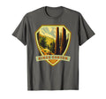Glacier National Park Wpa Badge T-Shirt - Custom Art Print Unisex - T-Shirt, Sweatshirt, Hoodie