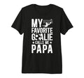 Mens My Favorite Soccer Goalie Papa T-Shirt - Aesthetic Graphic for Adults - T-Shirt, Sweatshirt, Hoodie