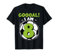 8 Year Old Birthday Soccer Themed T-Shirt - Novelty Apparel for Adults - T-Shirt, Sweatshirt, Hoodie