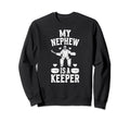 My Nephew Hockey Keeper Aunt Sweatshirt - Minimalist Print for Adults - T-Shirt, Sweatshirt, Hoodie