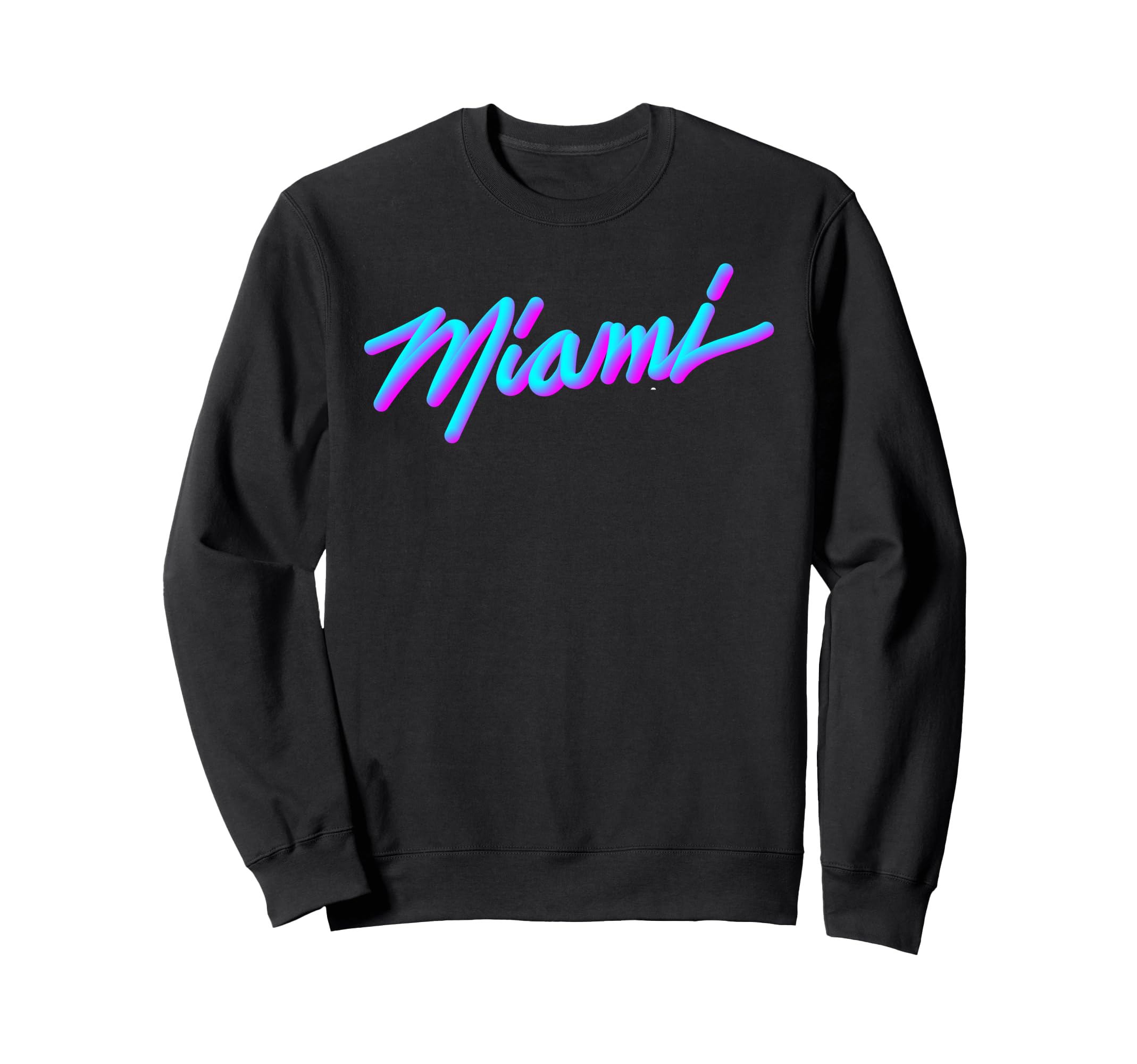 Miami Vaperwave Synthwave 80S Sweatshirt - Minimalist Print for Adults - T-Shirt, Sweatshirt, Hoodie
