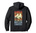 Old Roller Skates Roller Skater Hoodie - Minimalist Print Men Women - T-Shirt, Sweatshirt, Hoodie