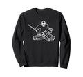 Ice Hockey Goalkeeper Sketch Hockey Sweatshirt - Graphic Print Unisex - T-Shirt, Sweatshirt, Hoodie