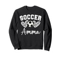 Soccer Amma Matching Family Soccer Sweatshirt - Minimalist Print Men Women - T-Shirt, Sweatshirt, Hoodie