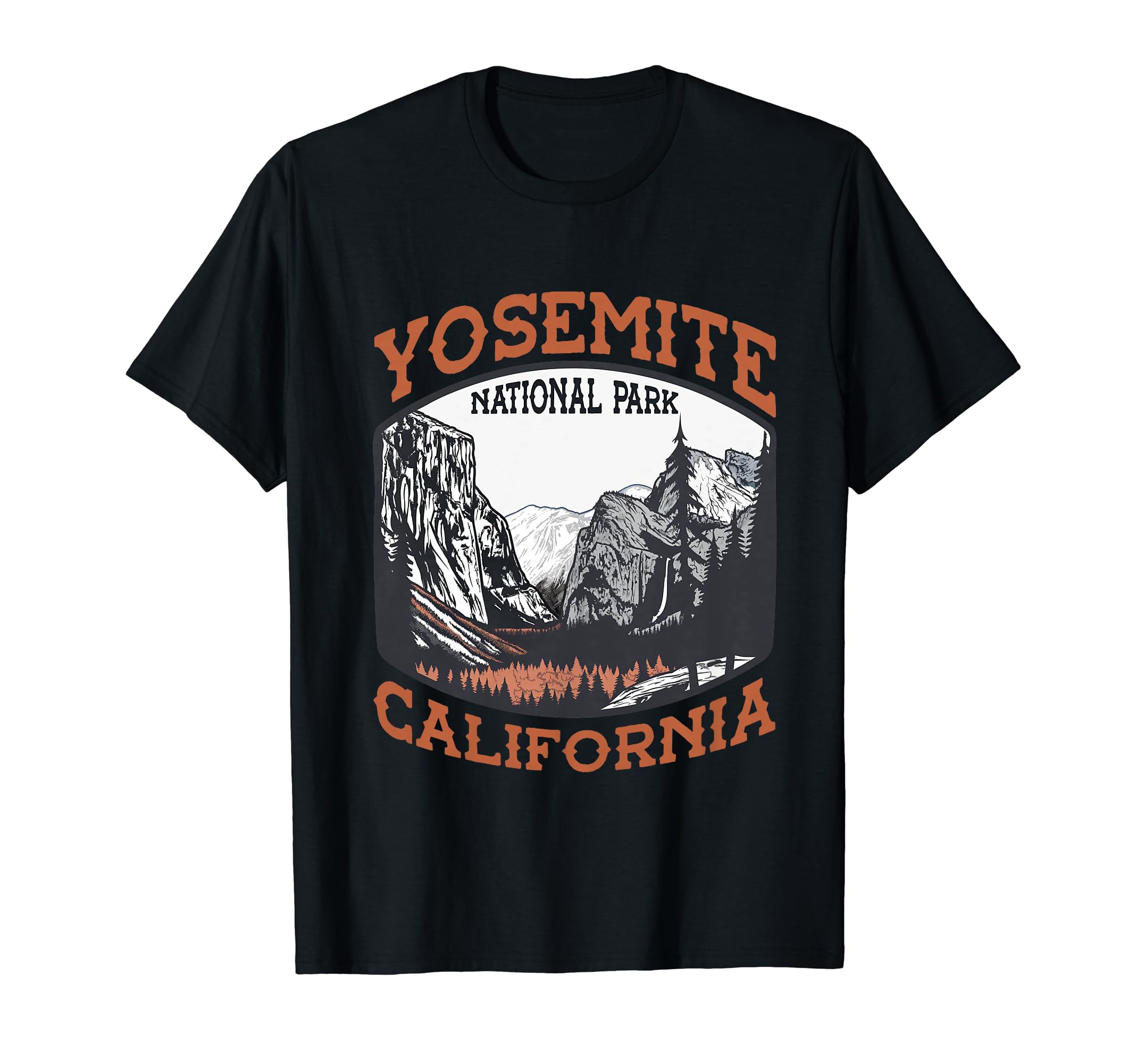 Yosemite California Usa National Park T-Shirt - Trendy Graphic for Adults - T-Shirt, Sweatshirt, Hoodie