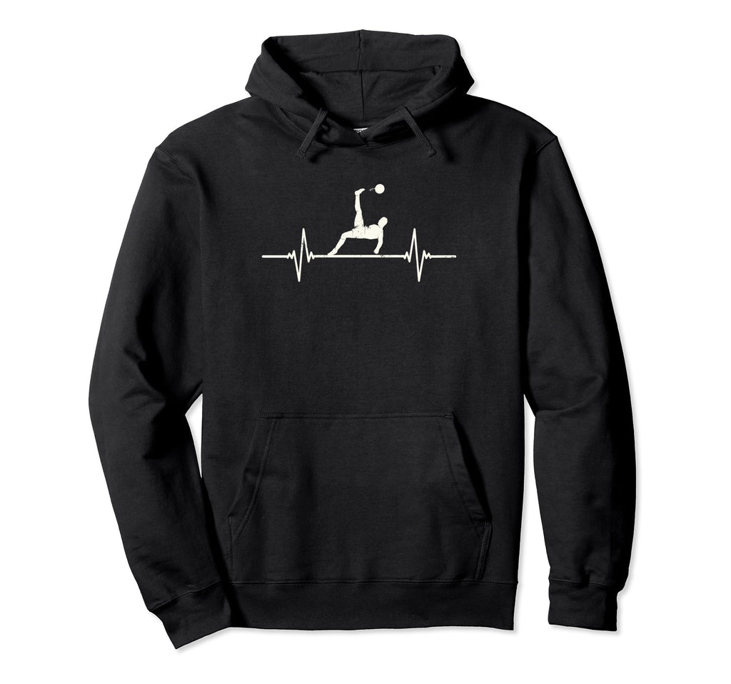 Soccer Player Heartbeat Goalie Goalkeeper Hoodie - Graphic Print Unisex - T-Shirt, Sweatshirt, Hoodie