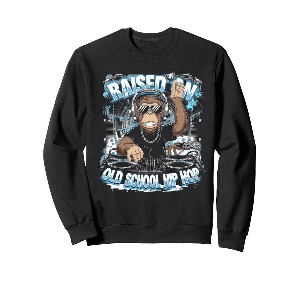 Raised Old School Graffiti Rap Sweatshirt - Custom Art Print for Adults - T-Shirt, Sweatshirt, Hoodie