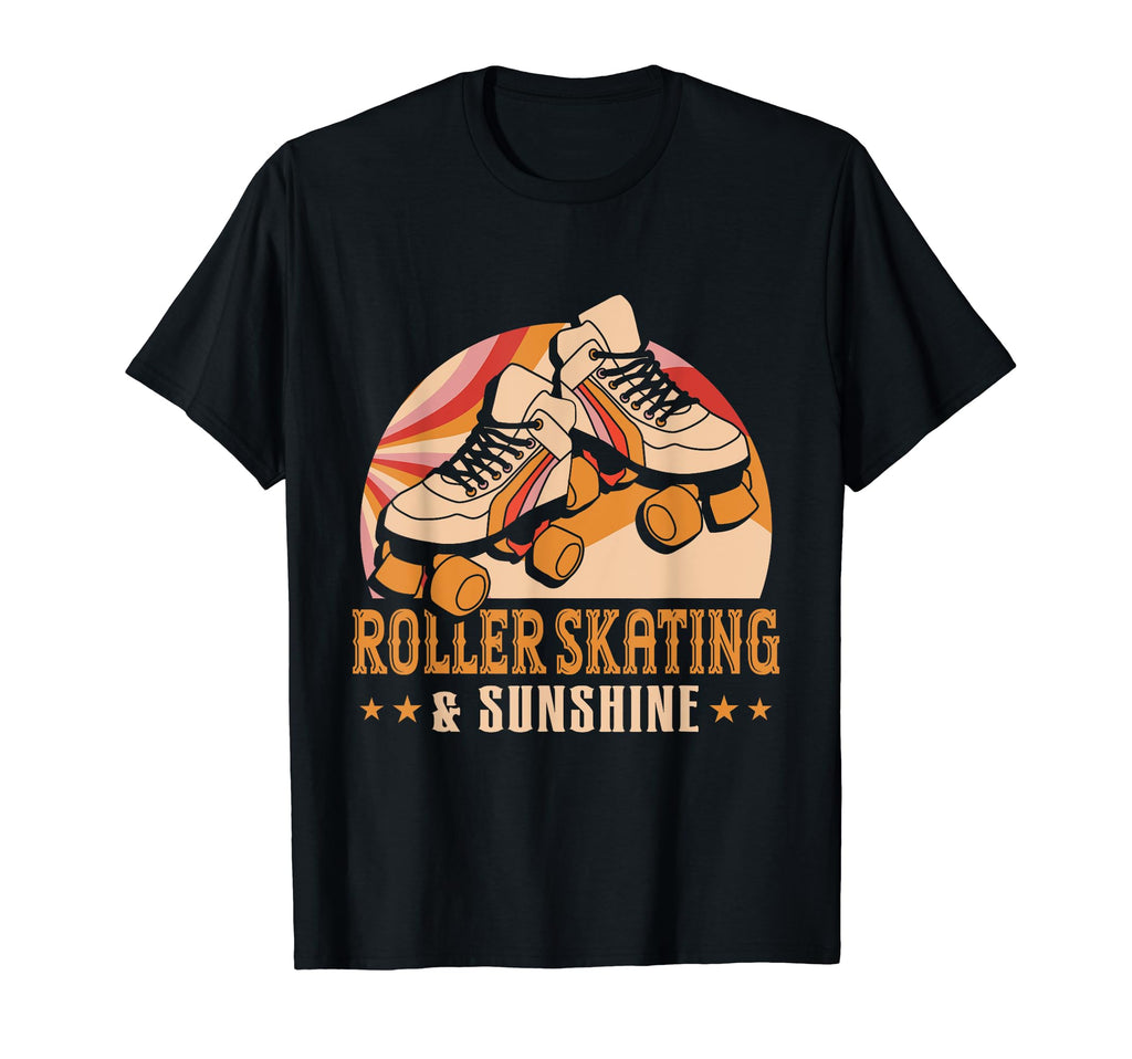 Skater Roller Skating Sunshine Roller Skate T-Shirt - Graphic Print Unisex - T-Shirt, Sweatshirt, Hoodie