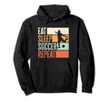 Eat Sleep Soccer Hoodie - Aesthetic Graphic Unisex - T-Shirt, Sweatshirt, Hoodie